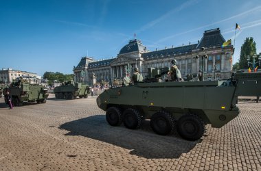 Traditionelle Militärparade zum 21. Juli