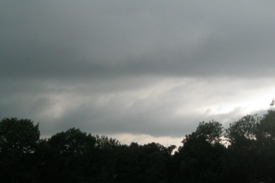 Unwetter über Eupen