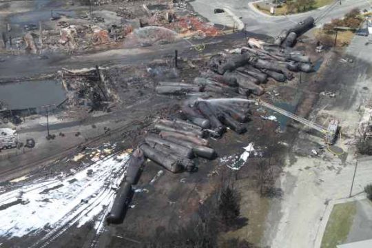 Lac-Mégantic nach der Zugkatastrophe am Samstagmorgen