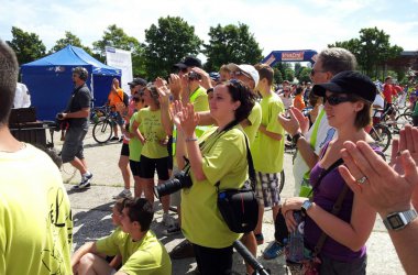 "Le Beau Vélo de Ravel" in Bütgenbach: Zwischenstopp im Camp Elsenborn