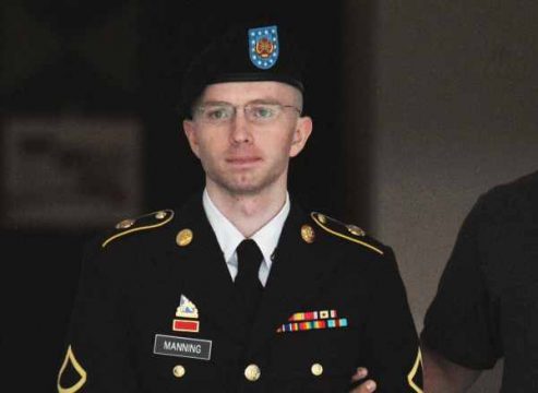 Wikileaks-Informant Bradley Manning am 25.7.