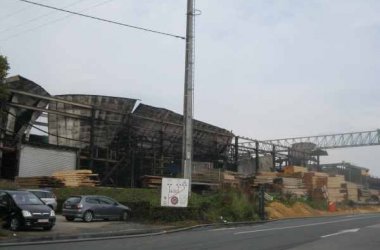 Brand in der Sägerei Pauls in Büllingen