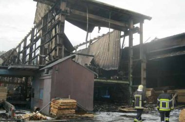 Brand in der Sägerei Pauls in Büllingen