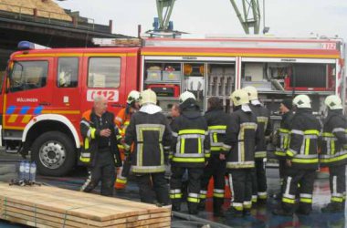 Brand in der Sägerei Pauls in Büllingen