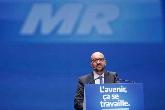 MR-Präsident Charles Michel am 1. Mai