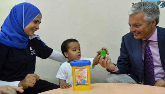 Außenminister Didier Reynders in Kairo