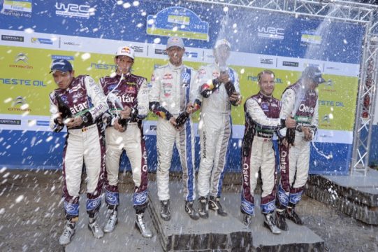 Rallye Finnland: die Top drei