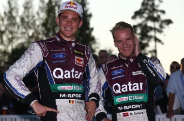 Teamkollegen bei M-Sport: Thierry Neuville und Mads Östberg