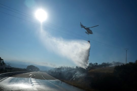 Schwere Waldbrände in der Nähe von Ourense
