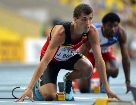 Jonathan Borlée steht im Finale der Leichtathletik-WM in Moskau