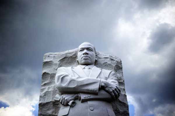 Denkmal für den schwarzen Bürgerrechtler Martin Luther King Jr. in Washington, DC,