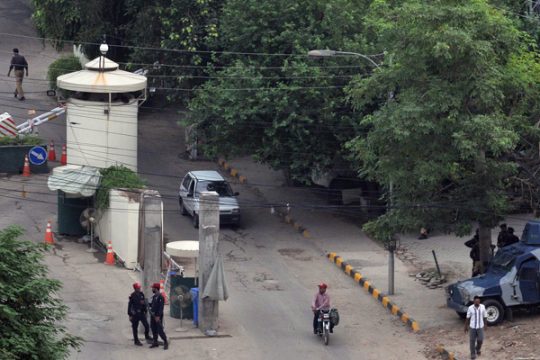 Vor dem US-Konsulat in Lahore
