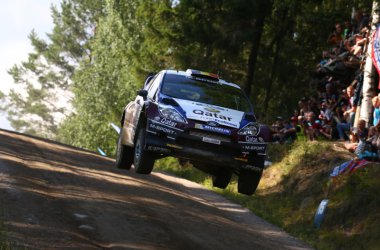 Thierry Neuville im Ford Fiesta WRC in Finnland