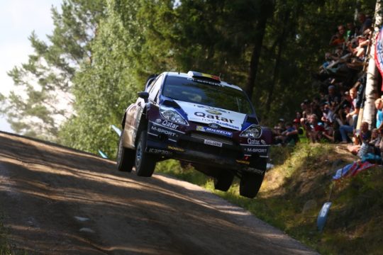 Thierry Neuville im Ford Fiesta WRC in Finnland