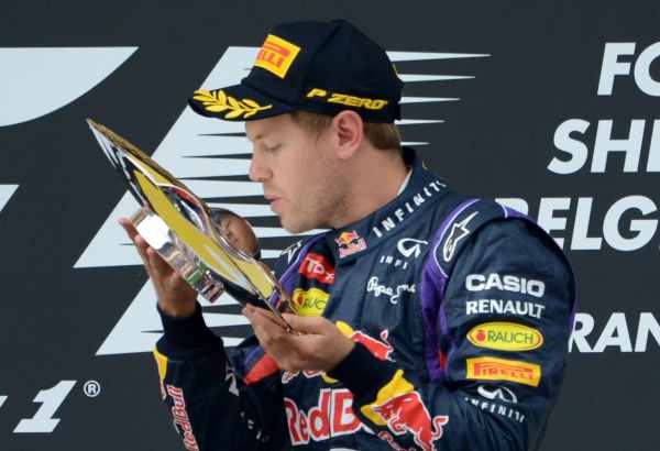Sebastian Vettel gewinnt den Großen Preis von Spa-Francorchamps