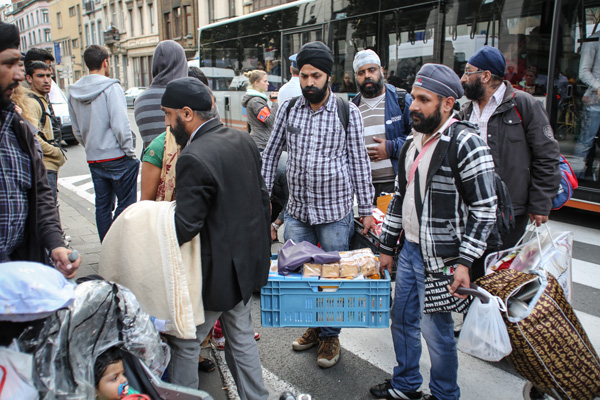 Afghanische Flüchtlinge müssen besetztes Haus in Brüssel räumen