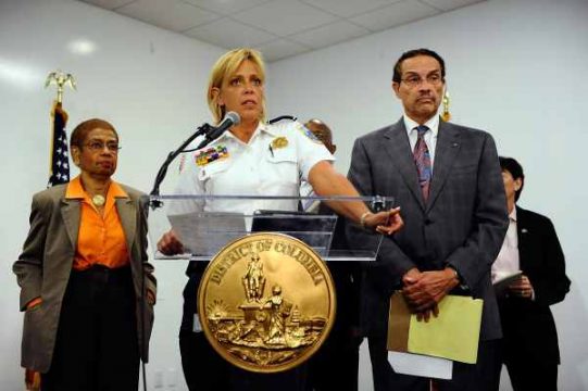 Die Washingtoner Polizeichefin Cathy Lanier