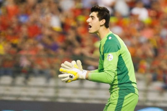 Belgiens Torwart Thibaut Courtois