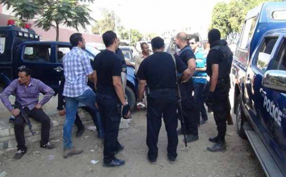 Polizei in Delga geht in Position