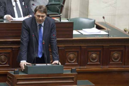 Der MR-Abgeordnete Denis Ducarme am 22.3.2012