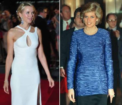 "Diana"-Hauptdarstellerin Naomi Watts (l.) und die echte Diana (r.)