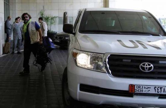 UN-Chemiewaffen-Experten kommen in Damaskus an