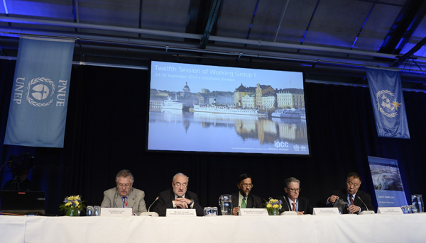 Vorstellung des neuen Klimabericht der Vereinten Nationen in Stockholm