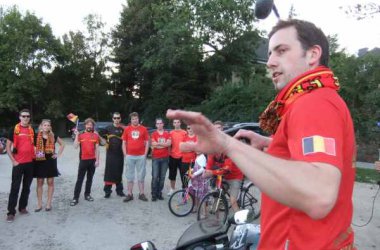 Vor dem WM-Quali-Spiel in Schottland: East Side Devils veranstalten Autokorso durch Eupen