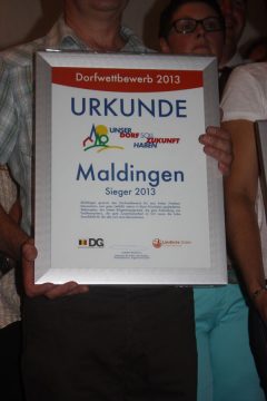 Maldingen gewinnt "Unser Dorf soll Zukunft haben"