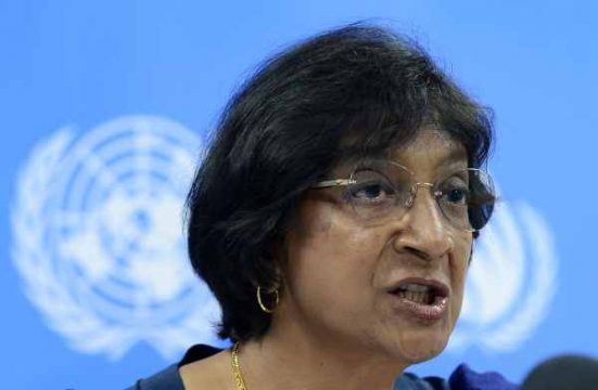 Die UN-Hochkommissarin für Menschenrechte, Navi Pillay (31.8.)