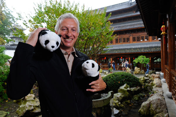 Pairi Daiza-Gründer Eric Domb freut sich auf die zwei Pandas
