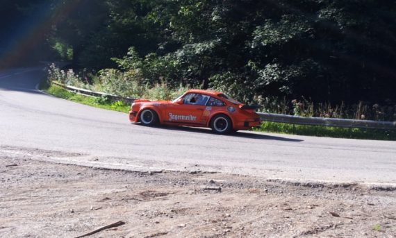 Léon Burton im Porsche 934 aus dem Jahr 1976 (Bergrennen Trôs Marets 2013)