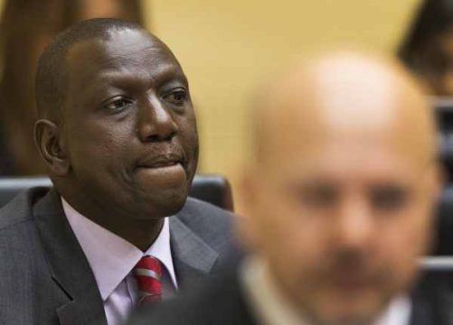 Kenias Vizepräsident William Ruto vor dem Weltstrafgericht in Den Haag