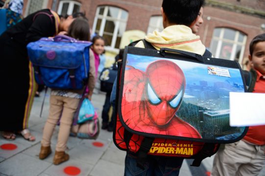 Erster Schultag in Brüssel