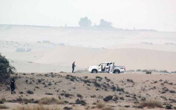 Ägyptische Sicherheitsleute bei einer Operation auf der Sinai-Halbinsel (8. August 2012)