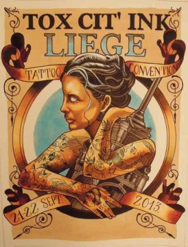Tattoo-Konvention in Lüttich