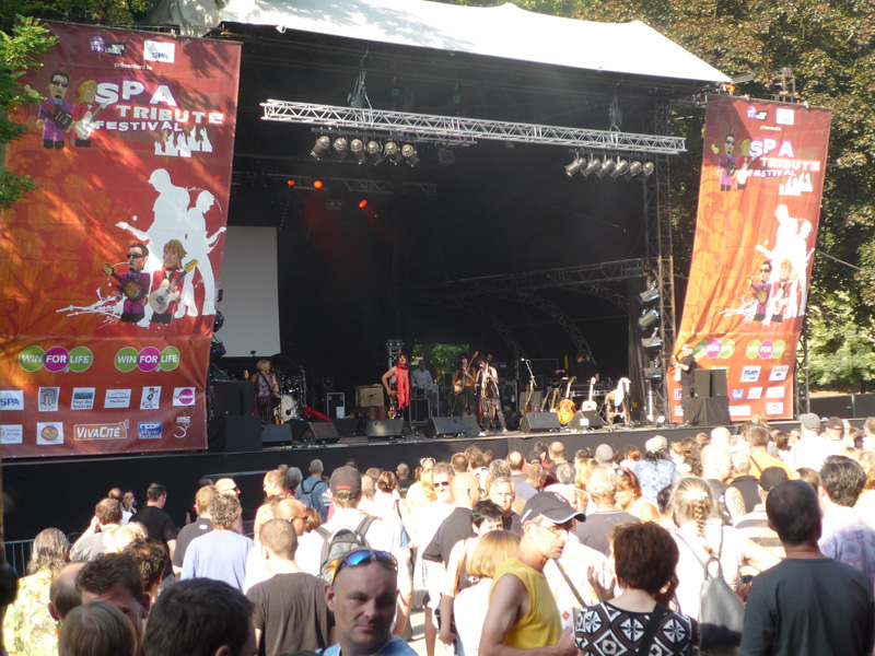 Bouldou & Sticky Fingers (Tribute to Rolling Stones) beim Spa Tribute Festival 2011