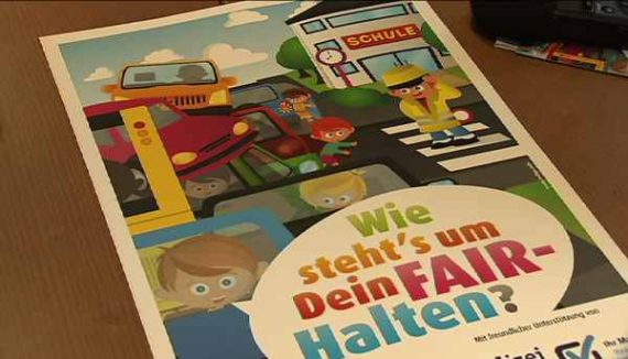 Verkehrssicherheitskampagne "Wie steht's um Dein Fair-Halten?"