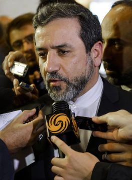 Irans stellvertretender Außenminister Abbas Araghchi in Genf