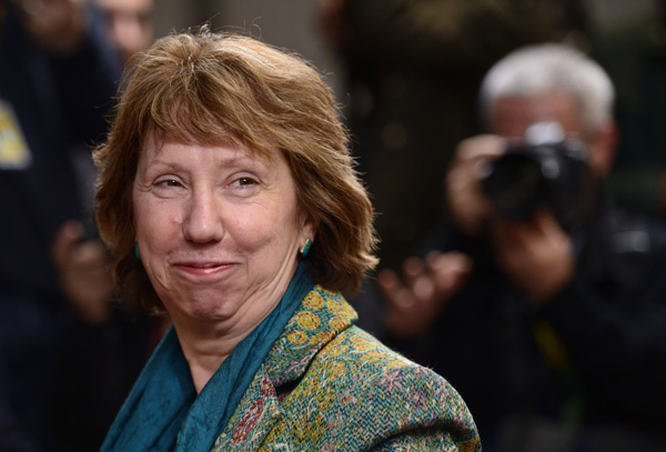 Die EU-Außenbeauftragte Catherine Ashton gratulierte Georgien
