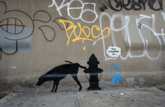 New York im Banksy-Fieber - aber nicht alle Graffiti-Kollegen mögen die Arbeit des Briten