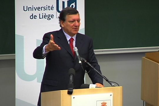 EU-Kommissionspräsident Barroso in Lüttich