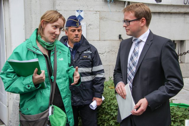 Vera Hilt (CSC) mit PDG-Präsident Alexander Miesen