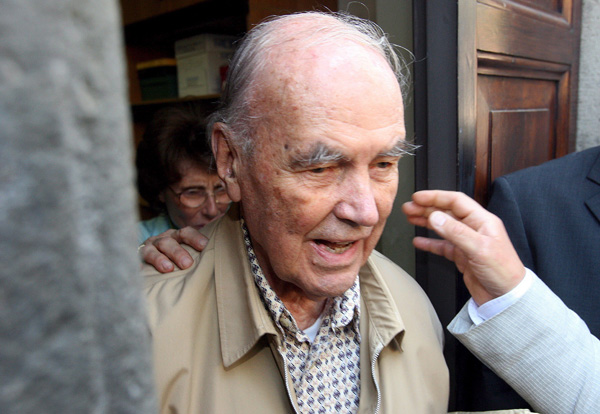 Erich Priebke 2007 in Rom