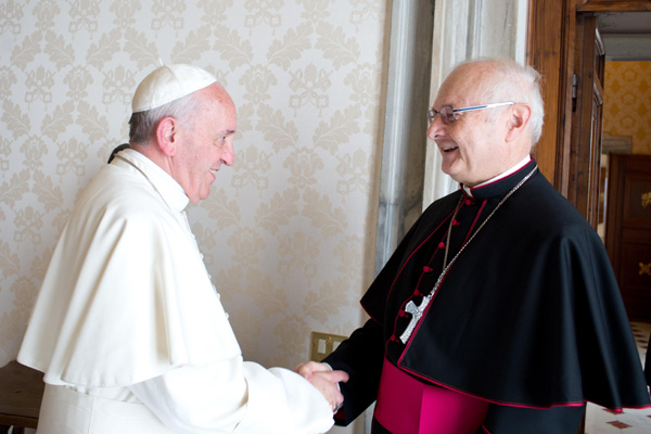 Papst Franziskus empfängt Erzbischof Robert Zollitsch