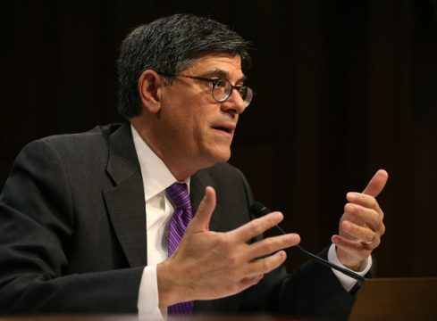 Finanzminister Jack Lew vor dem Finanzausschuss des Senats