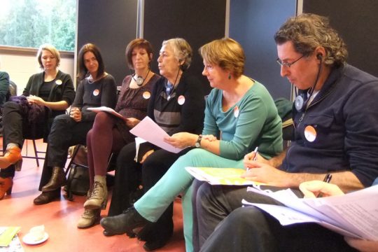 Kolloquium zum Thema Theaterpädagogik am Rande des TheaterFestes in St. Vith