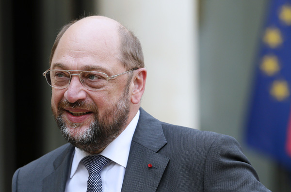 Der Präsident des Europaparlamentes, Martin Schulz