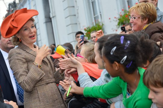 Königin Mathilde in Namur