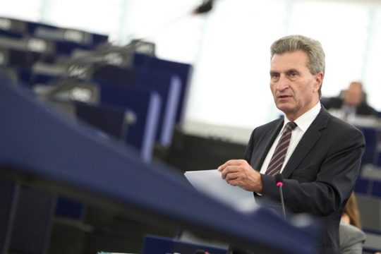 EU-Kommissar Günther Oettinger